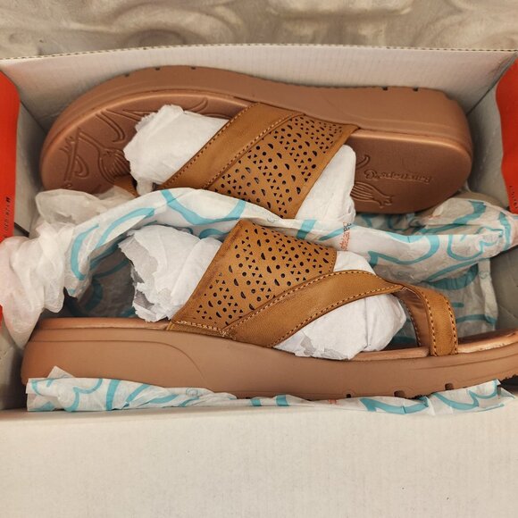 BareTraps BRETT Women's Sandals. Caramel. NIB. Size 10 - Picture 10 of 11